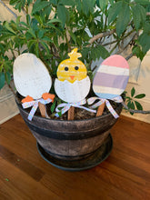 Load image into Gallery viewer, Mini Garden Easter Eggs- Set of 3