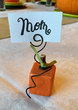 Load image into Gallery viewer, Mini Pumpkin Place Card Holders