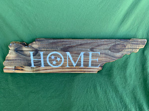 Rustic Natural HOME Tennessee with White Accent