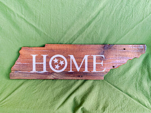 Rustic Natural HOME Tennessee with White Accent