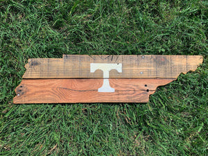 Rustic Natural "T" Tennessee
