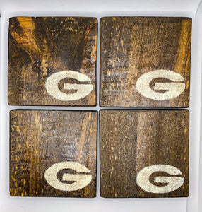 Dark Georgia Coasters- Set of 4