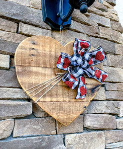 Large Natural Valentine's Outdoor Heart