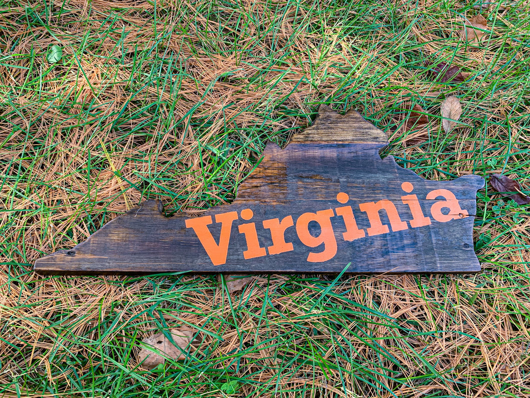 Dark Rustic Virginia with Orange Detail