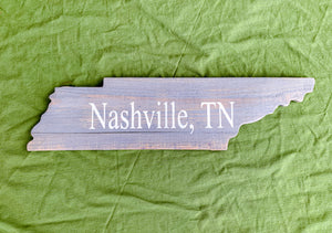 Rustic Vintage Grey Nashville, Tennessee