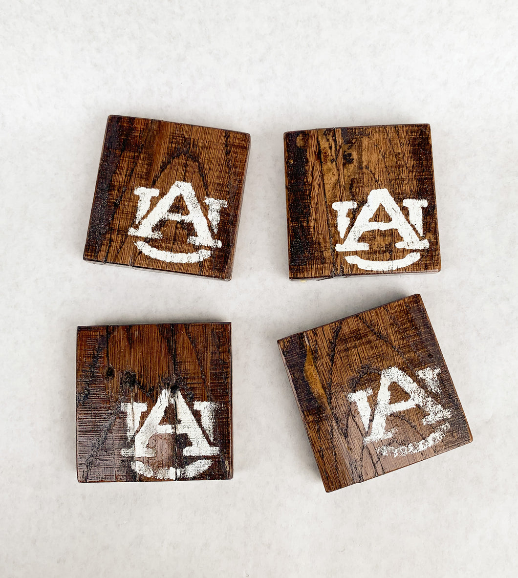 Set of 4 Dark Auburn Coasters