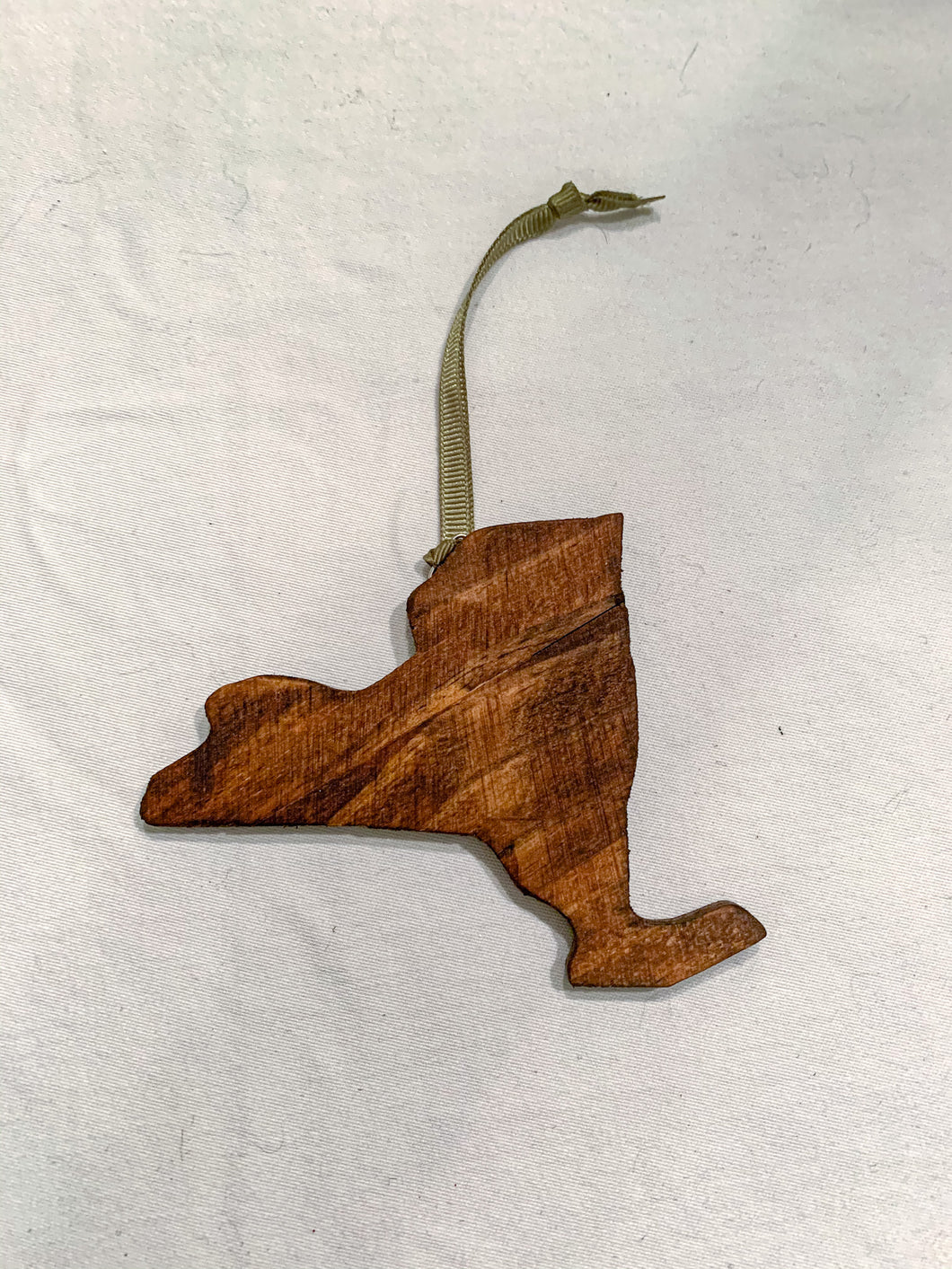 Reclaimed Wood New York Ornament