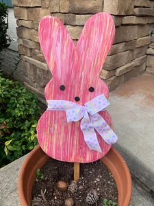 **Pre Sale Outdoor Pink Easter Bunny