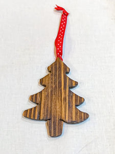 Reclaimed Wood Tree Ornament