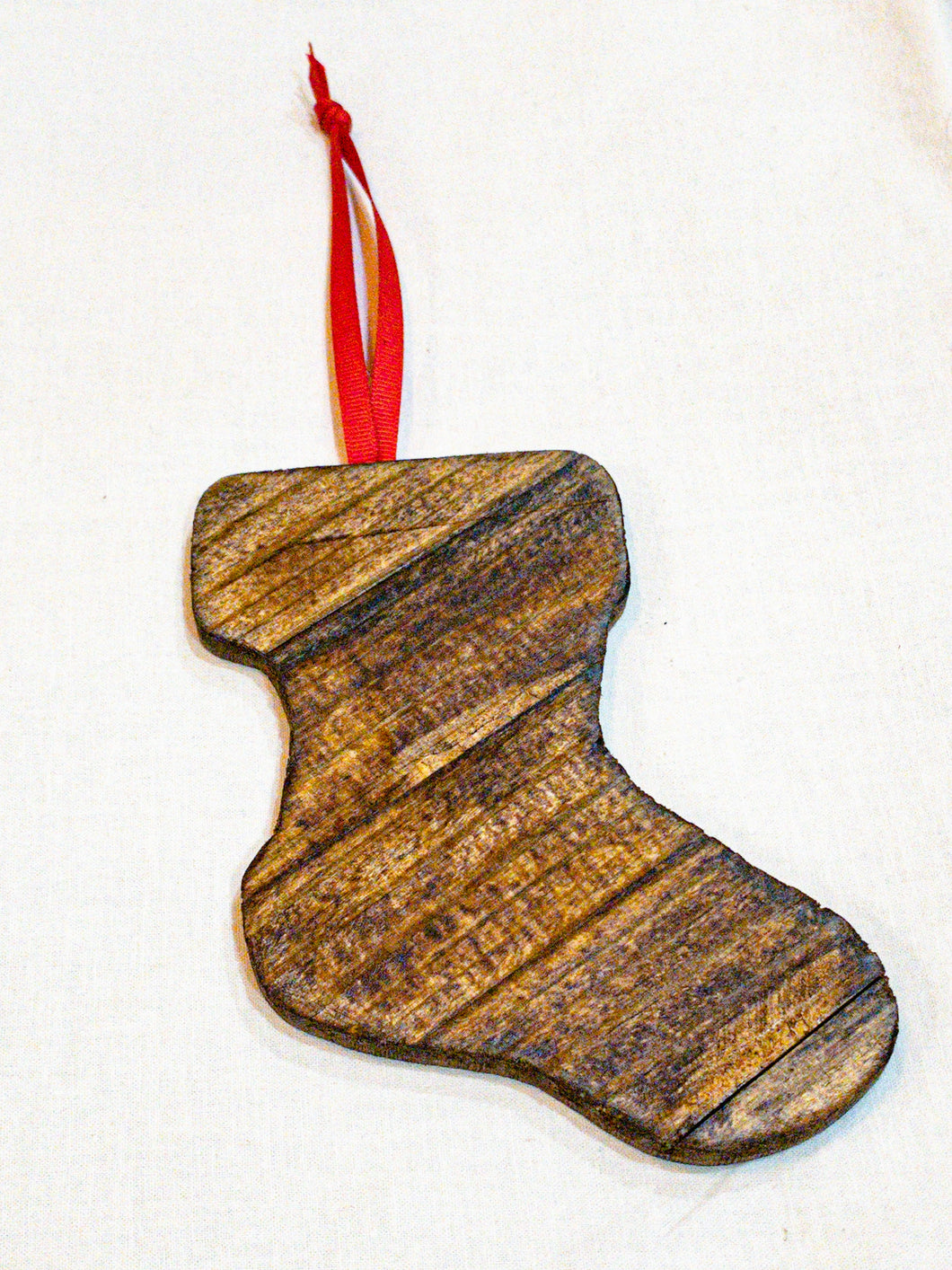 Reclaimed Wood Stocking Ornament
