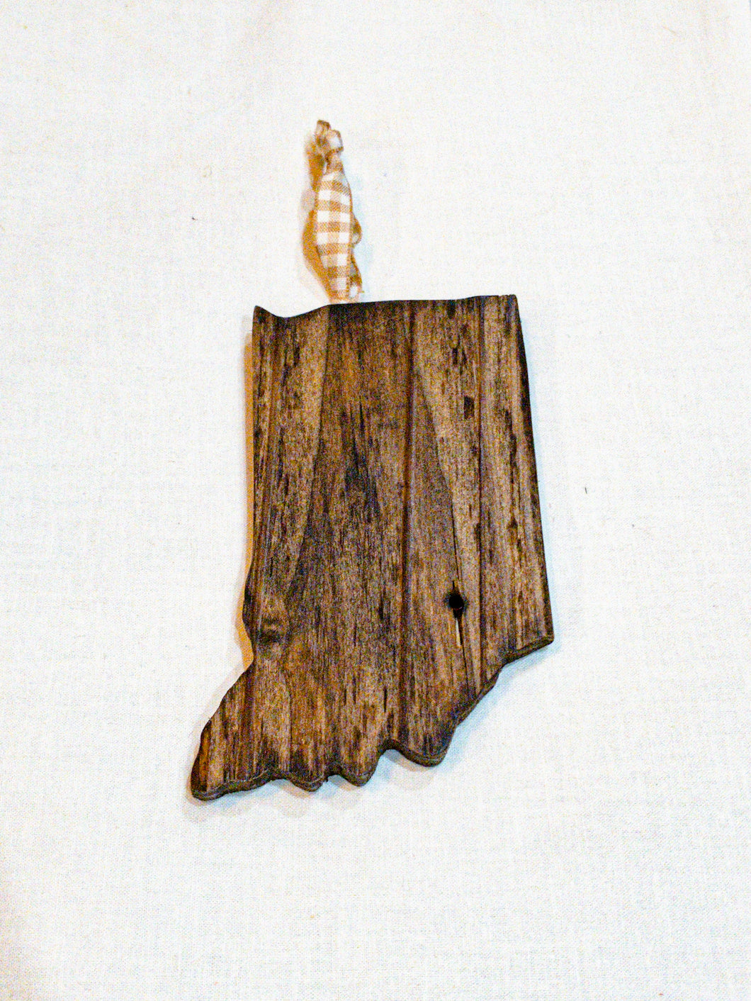 Reclaimed Wood Indiana Ornament