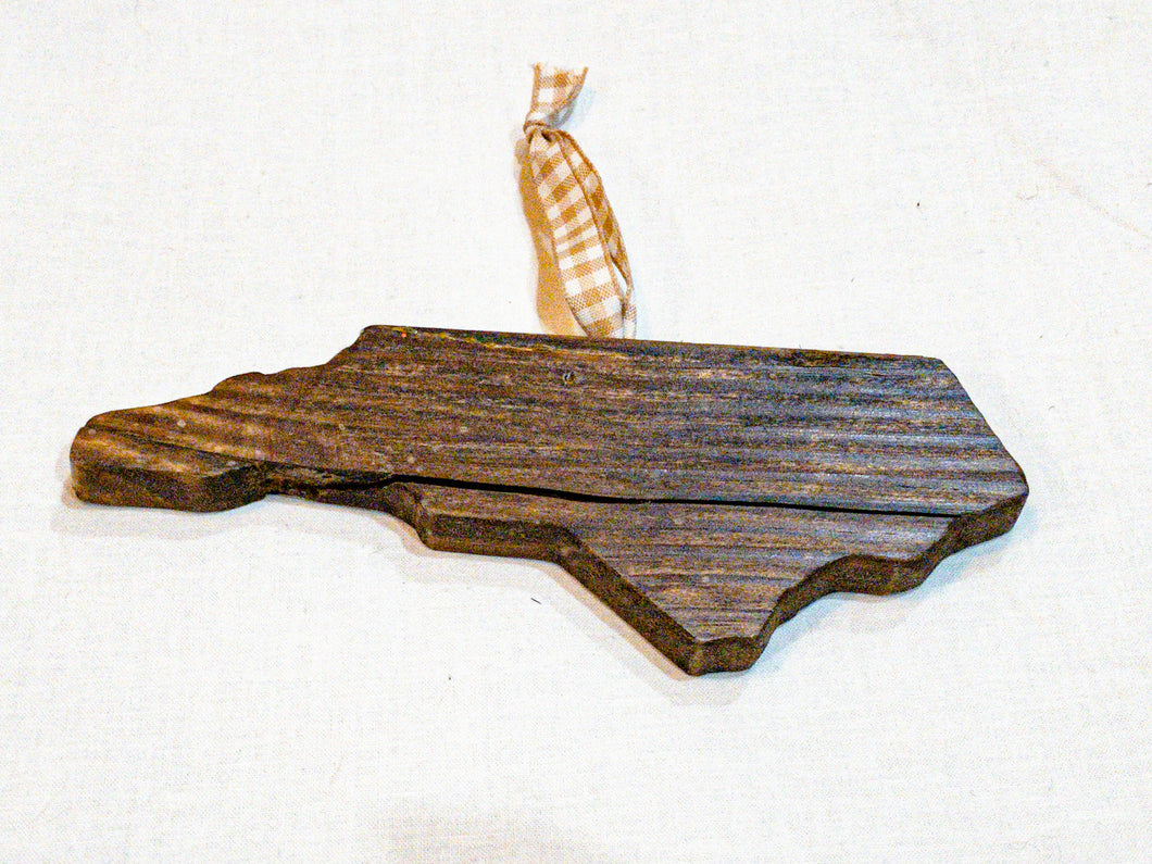 Reclaimed Wood North Carolina Ornament